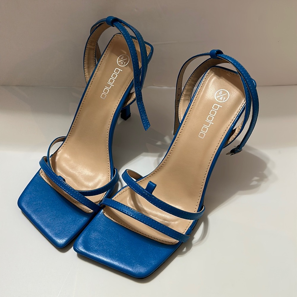 Boohoo High Heel Blue Shoes